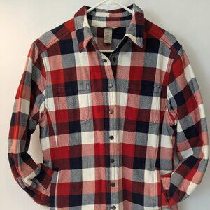 Duluth Trading Co Insulated Shirt Jacket - Womens L